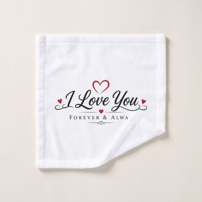 Tipografía de Te Amo (Toallita)