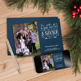 Tipografía de versos de Navidad cristianos Foto de