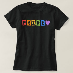 Tipografía del Orgullo Camiseta Arcoiris