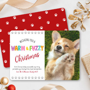 Tipografía Divertida de Foto de Navidad de Mascota