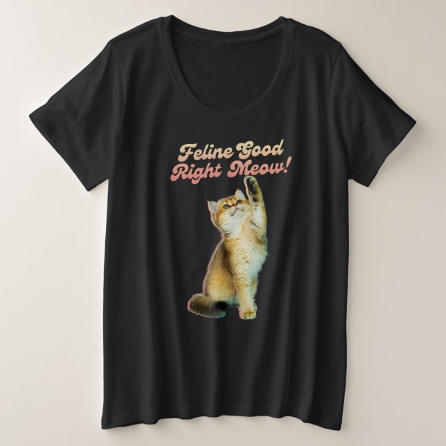 Tipografía divertida de gatos con gatitos jugueton (Anverso del diseño)