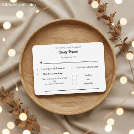 Tipografía elegante minimalista y respuesta de ele