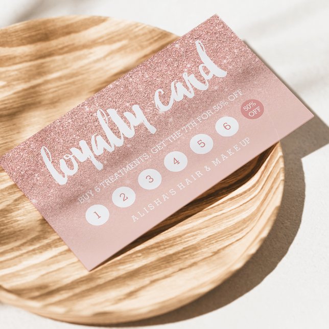 tipografía elegante tarjeta de fidelidad de oro ro (Subido por el creador)