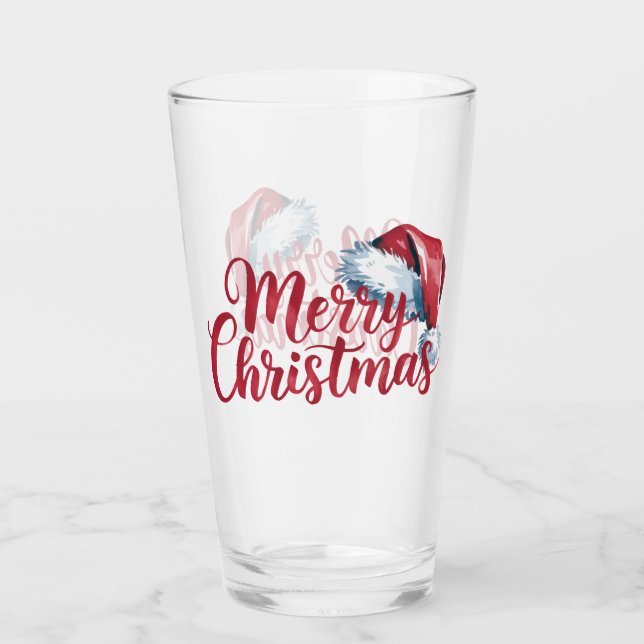 Tipografía Feliz Navidad con sombrero de Santa (Anverso)