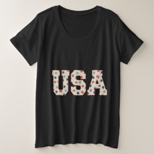 Tipografía Floral Patriótica de Estados Unidos