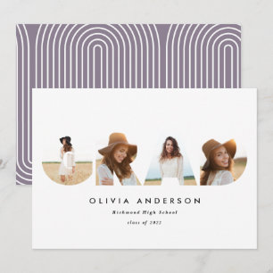 Tipografía geométrica moderna multicapa graduada