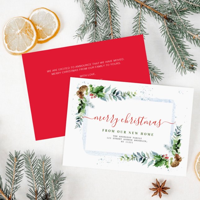 tipografía invitación en movimiento de navidad roj (Subido por el creador)