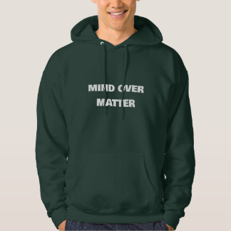 Tipografía Mente Sobre Materia Sudadera con capuch