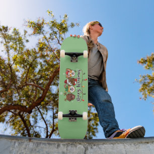 Tipografía Merry Woofmas Patineta