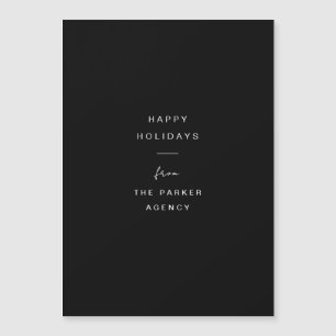 Tipografía mínima   Tarjeta de vacaciones corporat