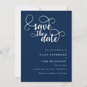 Tipografía minimalista guardar la invitación de fe
