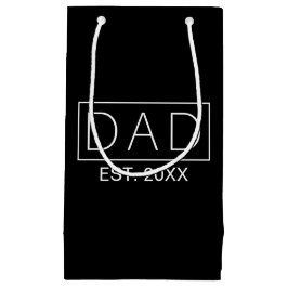 Tipografía Minimalista simple de papá | Bolsa de r