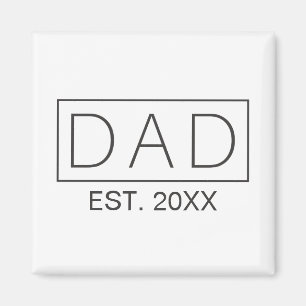 Tipografía Minimalista simple de papá Imán