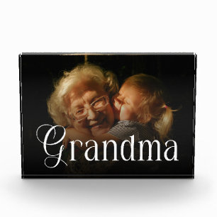 Tipografía Moderna Abuela Regalo de Foto Personali