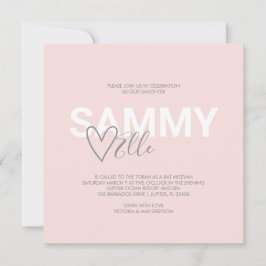 Tipografía moderna Bat Mitzvah