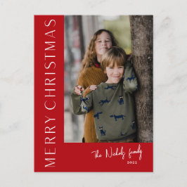 Tipografía moderna Fotografía simple de la Navidad