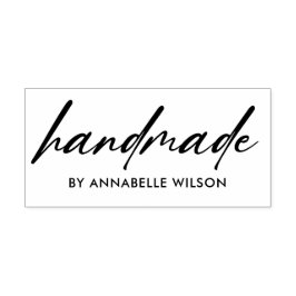 Tipografía moderna hecha a mano por un sello de ca