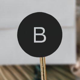 Tipografía moderna Sellos para sobres en monograma