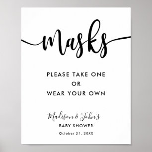 Tipografía Monocromo Moderno Usar Máscaras Señal