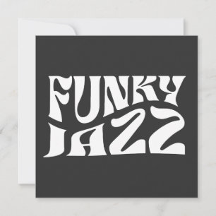 Tipografía Negrita de Música Jazz Funky