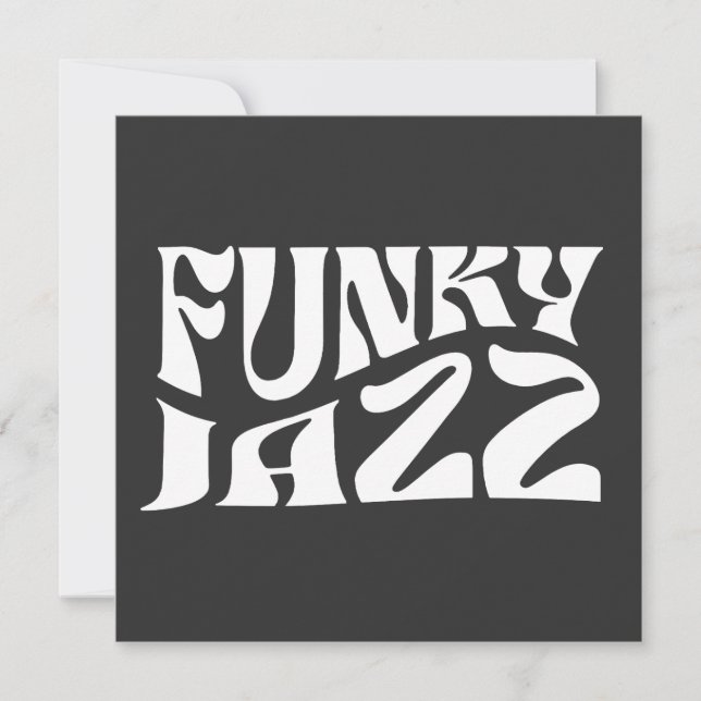 Tipografía Negrita de Música Jazz Funky (Anverso)
