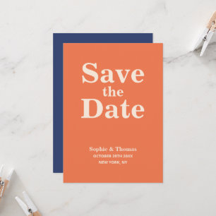 Tipografía Negrita Moderna para Invitación de Boda