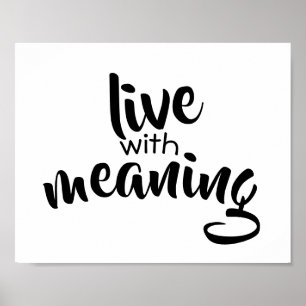 tipografía palabra arte poster blanco y negro