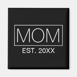 Tipografía simple de mamá Minimalista | Imán