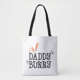 Tipografía simple de Pascua de Daddy Bunny | Bolsa