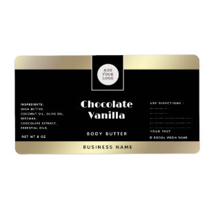 Tipografía simple etiqueta del logotipo de cosméti