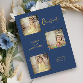 Tipografía Tres fotos Invitación preuniversitaria