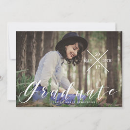 Tipografía Urbana | Invitación de fotos de graduad