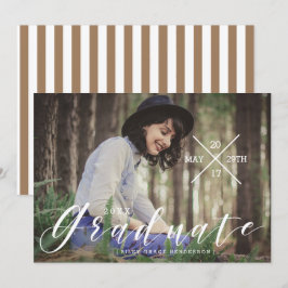 Tipografía Urbana | Invitación de fotos de graduad