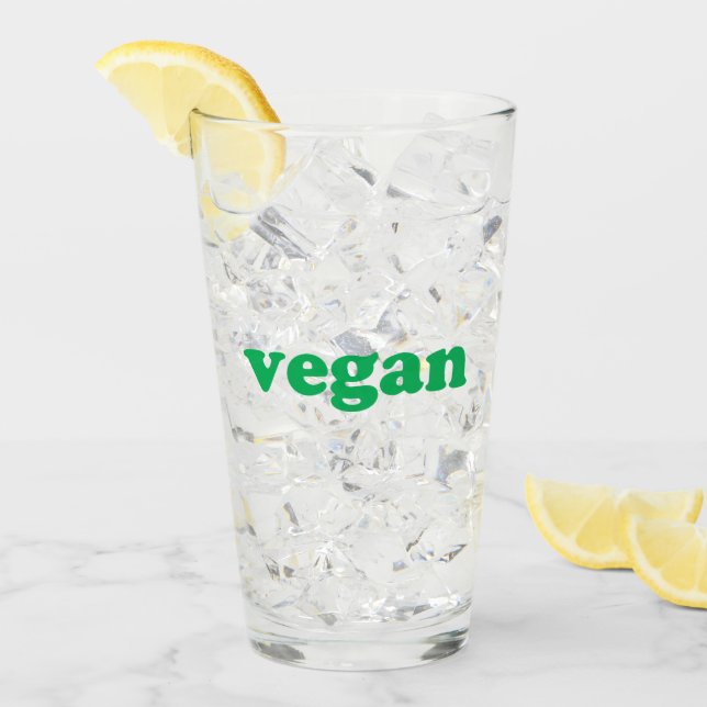 Tipografía verde vegana clara moderna (Anverso (hielo))