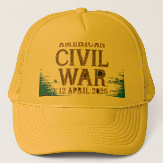 Tipografía vintage gorras de guerra civil de Estad