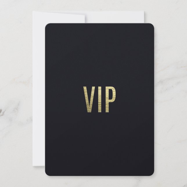 Tipografía "VIP" del Relieve metalizado Swanky Fau (Anverso)