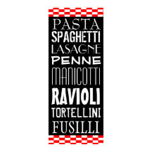 Tipos de arte de cocina de pasta