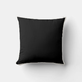 TIRA de almohada moderna en blanco y negro
