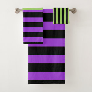 Tira de Halloween verde morado y negro