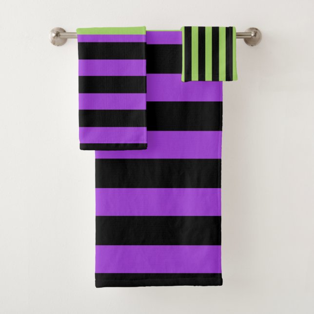 Tira de Halloween verde morado y negro  (In situ)