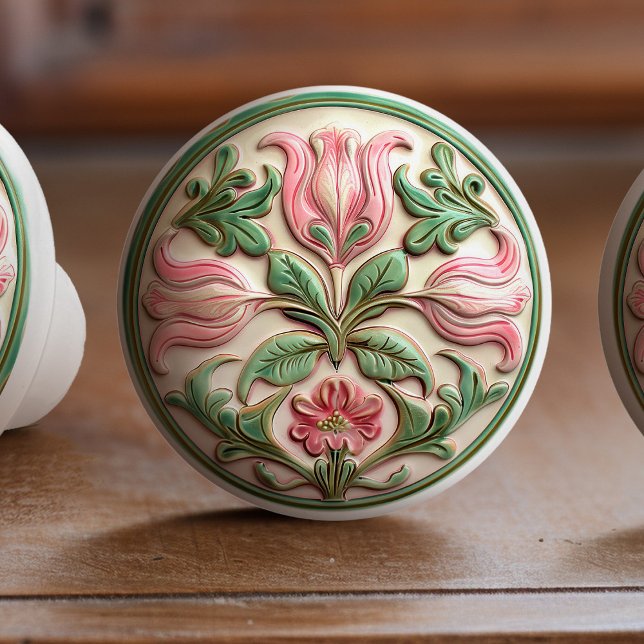 Tira de la pomo cerámica de la armonía del tulipán (Subido por el creador)