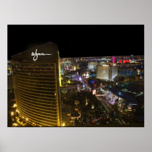 Tira de Las Vegas en la impresión del poster de la