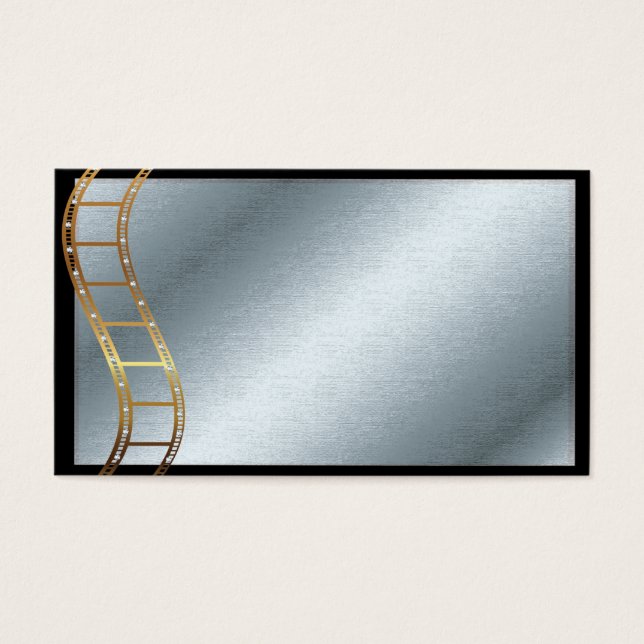 Tira de película oro metálico y plata (Frente)