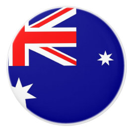 Tira de pomo de cerámica con bandera de Australia