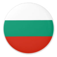 Tira de pomo de cerámica con bandera de Bulgaria