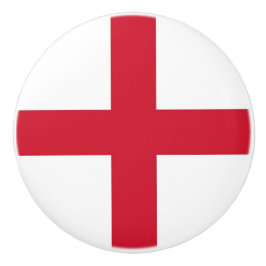 Tira de pomo de cerámica con bandera de Inglaterra