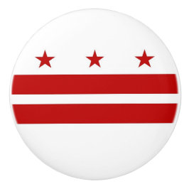 Tira de pomo de cerámica con bandera de Washington