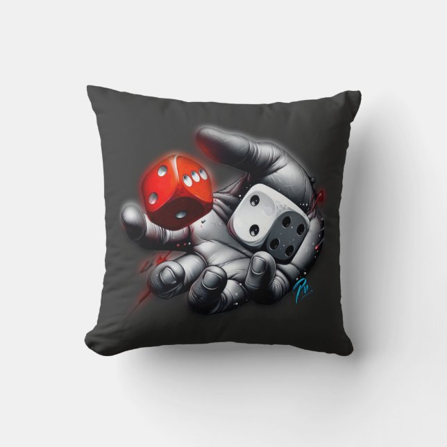 Tira el almohada de dados 101 (negro) (Anverso)
