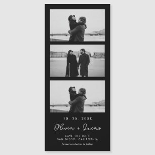 Tira fotográfica de guión de moda Boda magnético n