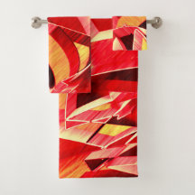 Tira roja rasgada que simula movimiento sobre nara